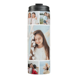 Erstellen Sie Ihre eigene 13 FotoCollage Thermosbecher