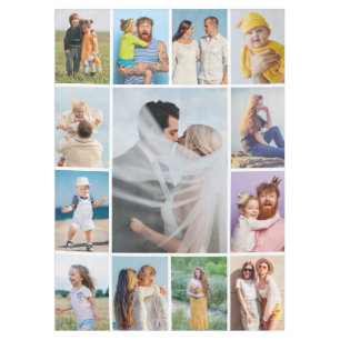 Erstellen Sie Ihre eigene 13 FotoCollage Tischdecke