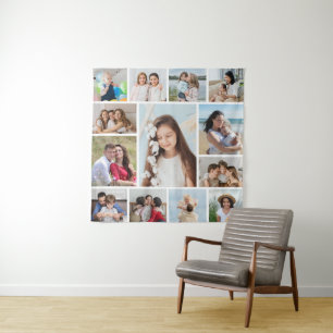 Erstellen Sie Ihre eigene 13 FotoCollage Wandteppich