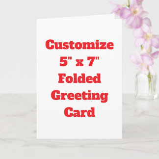 Erstellen Sie Ihre eigene 13 x 18 cm große Faltsch Karte
