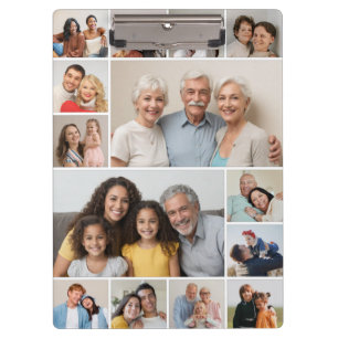 Erstellen Sie Ihre eigene 14 FotoCollage Klemmbrett
