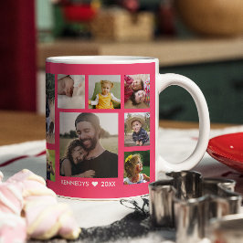 Erstellen Sie Ihre eigene 15-Familie Foto Collage  Kaffeetasse