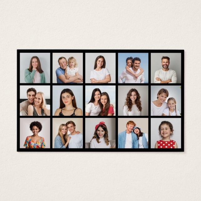Erstellen Sie Ihre eigene 15 FotoCollage (Vorderseite)