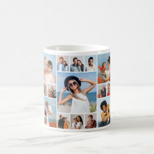 Erstellen Sie Ihre eigene 15 FotoCollage Kaffeetasse