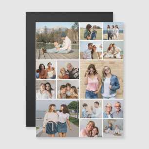 Erstellen Sie Ihre eigene 15 FotoCollage Magnetkarte