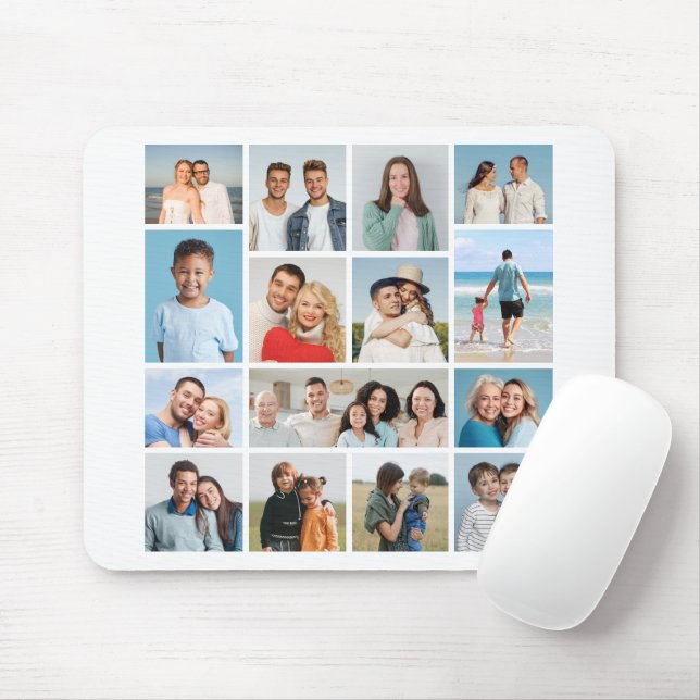 Erstellen Sie Ihre eigene 15 FotoCollage Mousepad (Mit Mouse)