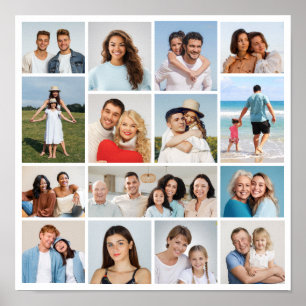 Erstellen Sie Ihre eigene 15 FotoCollage Poster