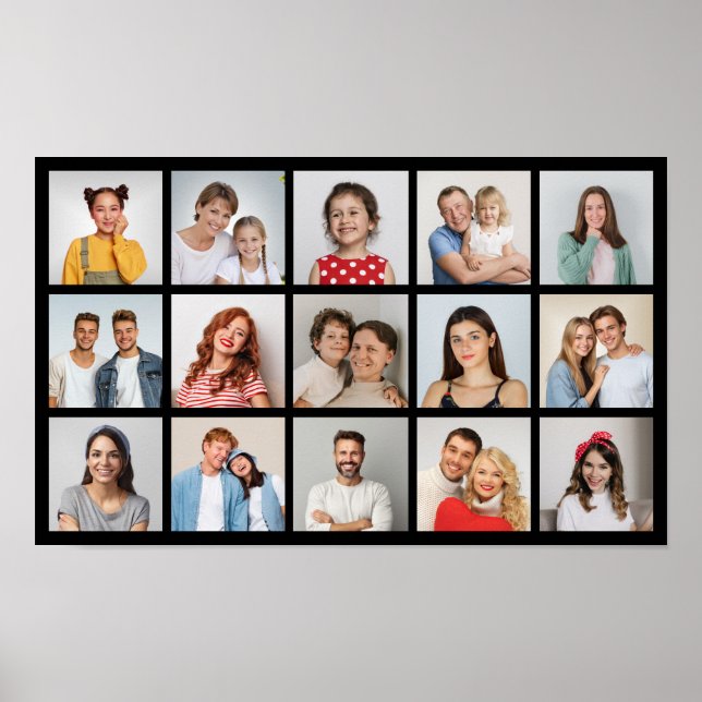 Erstellen Sie Ihre eigene 15 FotoCollage Poster (Vorne)