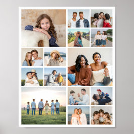 Erstellen Sie Ihre eigene 15 FotoCollage Poster