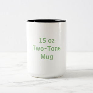 Erstellen Sie Ihre eigene 15 oz, Zweifarbige Tasse