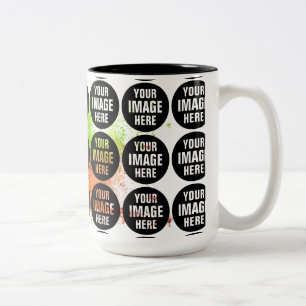 Erstellen Sie Ihre eigene 15oz Zwei-Ton-Kaffeetass Zweifarbige Tasse