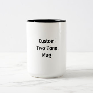 Erstellen Sie Ihre eigene 15oz Zwei-Ton-Kaffeetass Zweifarbige Tasse
