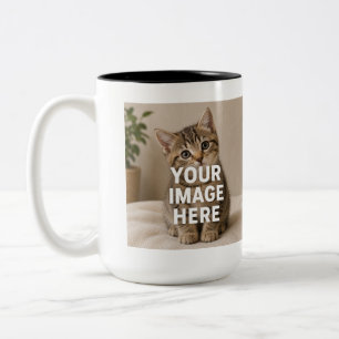 Erstellen Sie Ihre eigene 15oz Zwei-Ton-Kaffeetass Zweifarbige Tasse