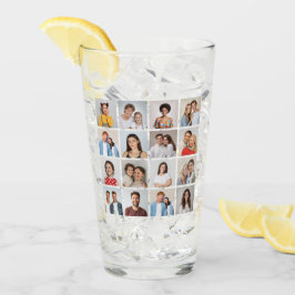 Erstellen Sie Ihre eigene 16 FotoCollage Glas