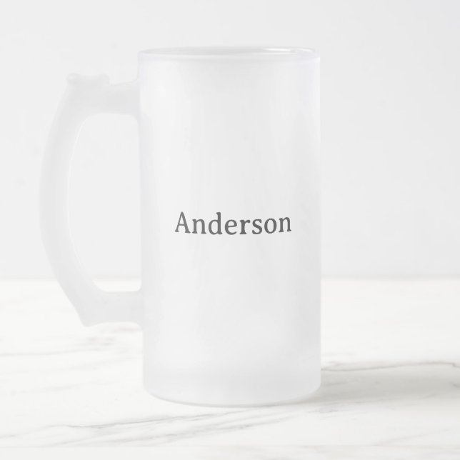 Erstellen Sie Ihre eigene 16 oz  Mattglas Bierglas (Links)