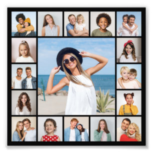 Erstellen Sie Ihre eigene 17 Foto Collage Foto Erw