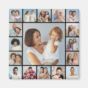 Erstellen Sie Ihre eigene 17 FotoCollage Magnet