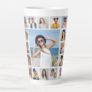 Erstellen Sie Ihre eigene 17 FotoCollage Milchtasse