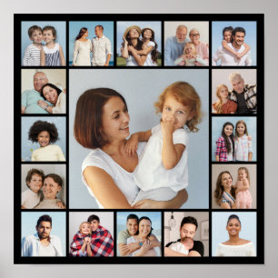 Erstellen Sie Ihre eigene 17 FotoCollage Poster
