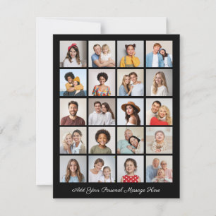 Erstellen Sie Ihre eigene 20-Foto Collage hinzufüg Karte
