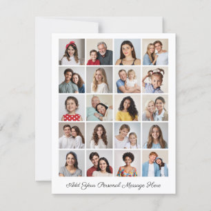 Erstellen Sie Ihre eigene 20-FotoCollage Karte