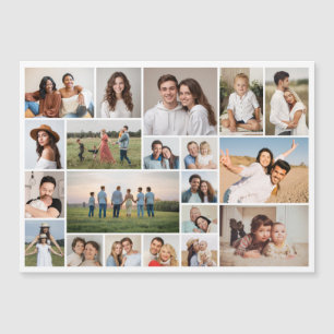 Erstellen Sie Ihre eigene 20 Fotocollage Magnetkar Magnetkarte