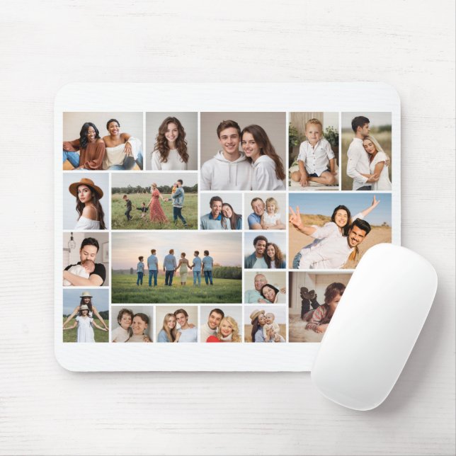 Erstellen Sie Ihre eigene 20-FotoCollage Mousepad (Mit Mouse)