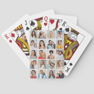 Erstellen Sie Ihre eigene 20-FotoCollage Spielkarten