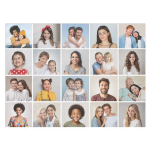 Erstellen Sie Ihre eigene 20-FotoCollage Tischdecke