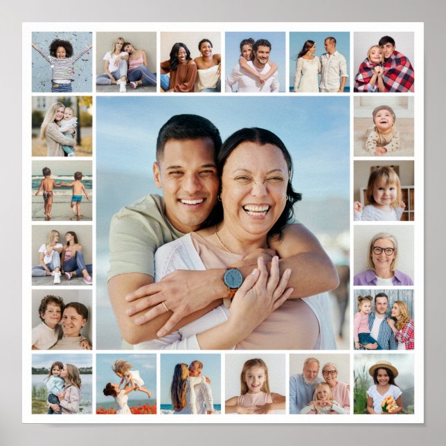 Erstellen Sie Ihre eigene 21 FotoCollage Poster (Vorne)