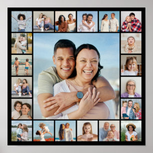 Erstellen Sie Ihre eigene 21 FotoCollage Poster