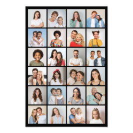 Erstellen Sie Ihre eigene 24 Foto Collage Foto Erw