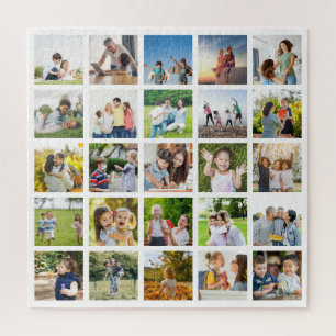 Erstellen Sie Ihre eigene 25-Foto Collage bearbeit Puzzle