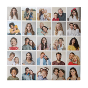 Erstellen Sie Ihre eigene 25-Foto Collage Fliese