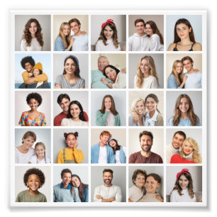 Erstellen Sie Ihre eigene 25 Foto Collage Foto Erw