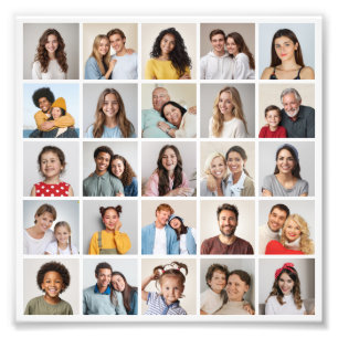 Erstellen Sie Ihre eigene 25 Foto Collage Foto Erw