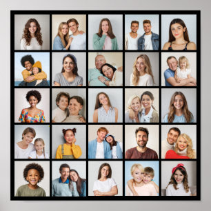 Erstellen Sie Ihre eigene 25-Foto-Collage Poster