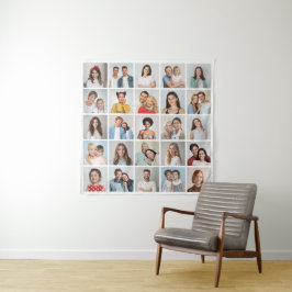 Erstellen Sie Ihre eigene 25-Foto Collage Wandteppich