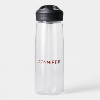 Erstellen Sie Ihre eigene 25oz klare Wasserflasche Trinkflasche