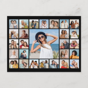 Erstellen Sie Ihre eigene 27-Foto-Collage Postkarte