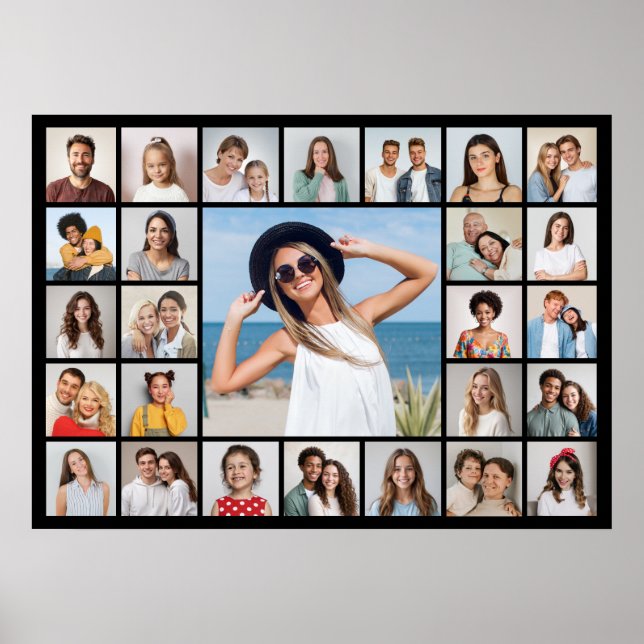 Erstellen Sie Ihre eigene 27 FotoCollage Poster (Vorne)