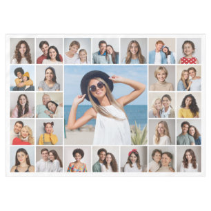 Erstellen Sie Ihre eigene 27 FotoCollage Tischdecke