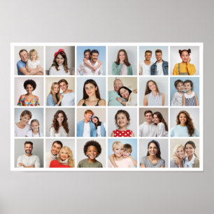 Erstellen Sie Ihre eigene 28-Foto-Collage Poster