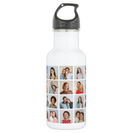 Erstellen Sie Ihre eigene 28 FotoCollage Edelstahlflasche