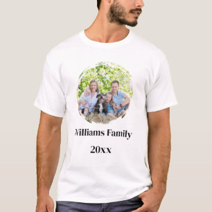 Erstellen Sie Ihre eigene 2-Foto-Familie  T-Shirt