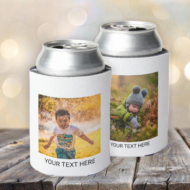 Erstellen Sie Ihre eigene 2-Foto-Vorderseite - Ihr Dosenkühler (2-photo custom can cooler)