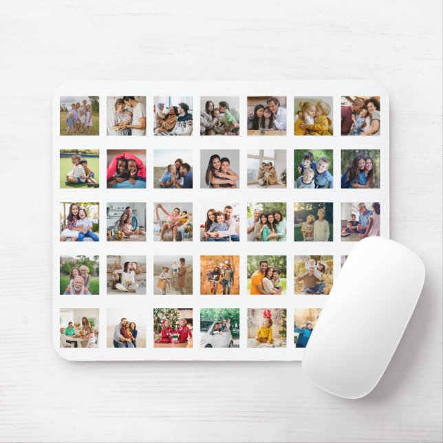 Erstellen Sie Ihre eigene 35-Foto Collage Mousepad (Mit Mouse)