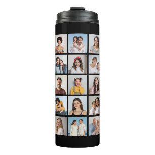 Erstellen Sie Ihre eigene 35-Foto Collage Thermosbecher