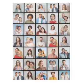 Erstellen Sie Ihre eigene 35-Foto Collage Tischdecke