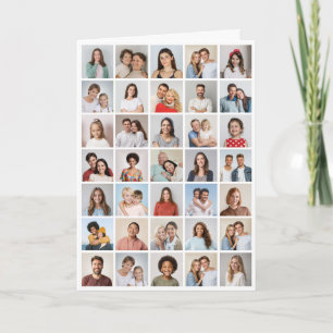 Erstellen Sie Ihre eigene 35 gefaltete FotoCollage Karte